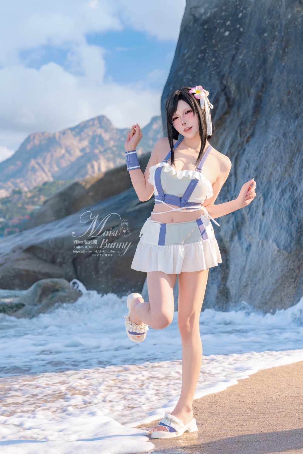 咬一口兔娘(黏黏团子兔) 2025泳装限定作 海边假日 蒂法 泳装,团子,咬一口兔娘,黏黏团子兔,蒂法,泳装限定