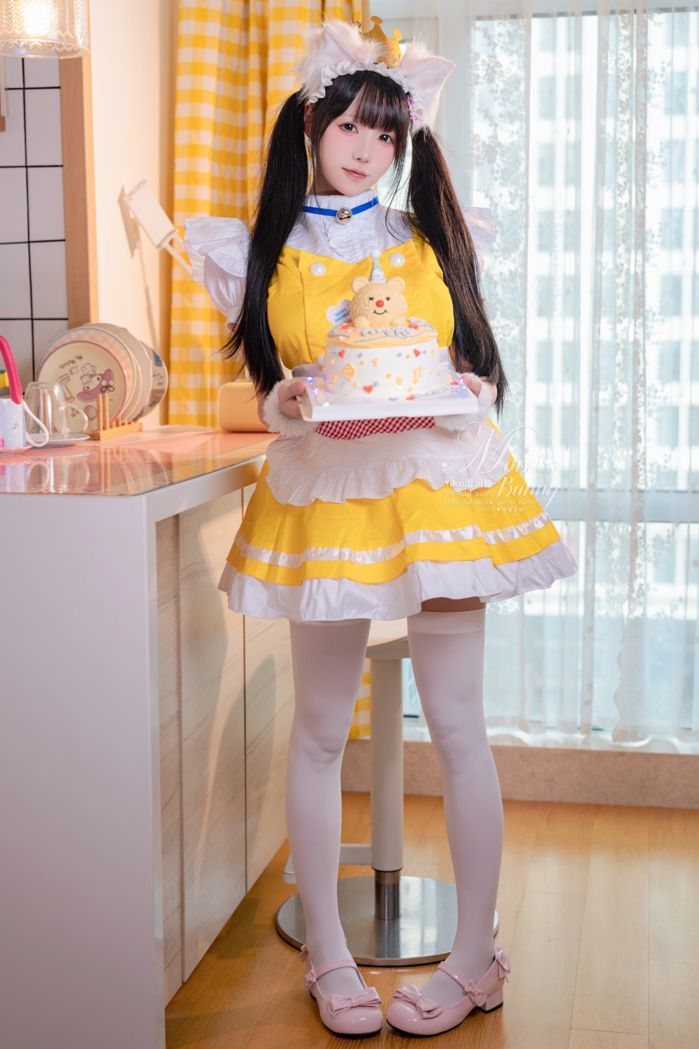 兔子,团子,咬一口兔娘,黏黏团子兔,生日,兔子味蛋糕