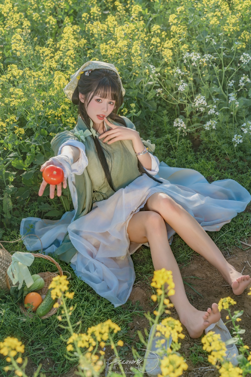作品,团子,咬一口兔娘,黏黏团子兔,黏黏团子,田耕记
