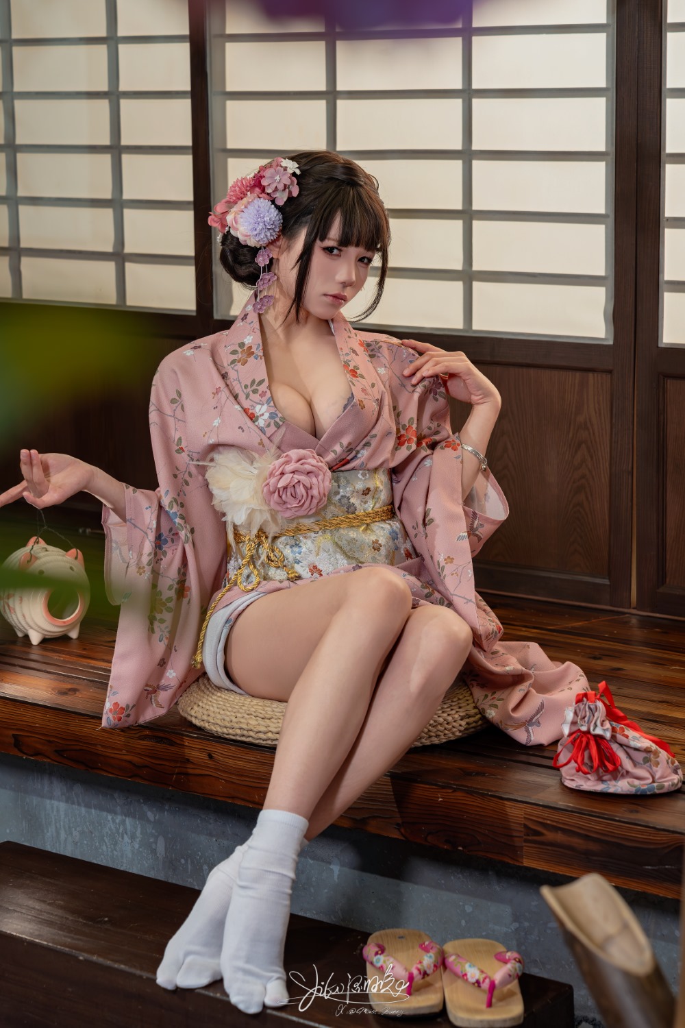 温泉,团子,咬一口兔娘,黏黏团子兔,黏黏团子,温泉の女将