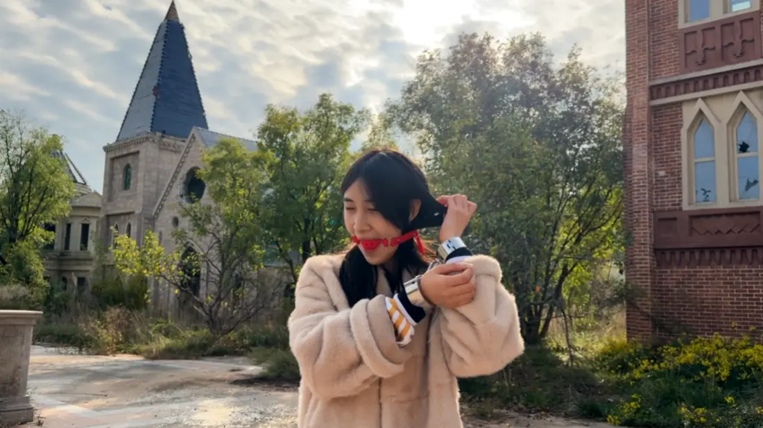 镣铐,拘束,单手套,户外,美女,折磨,郊狼,铁链,男友,枷锁,小女奴
