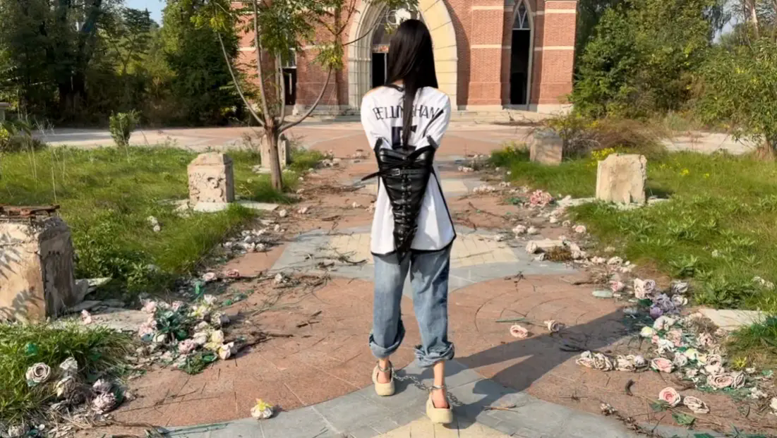 镣铐,拘束,单手套,户外,美女,折磨,郊狼,铁链,男友,枷锁,小女奴