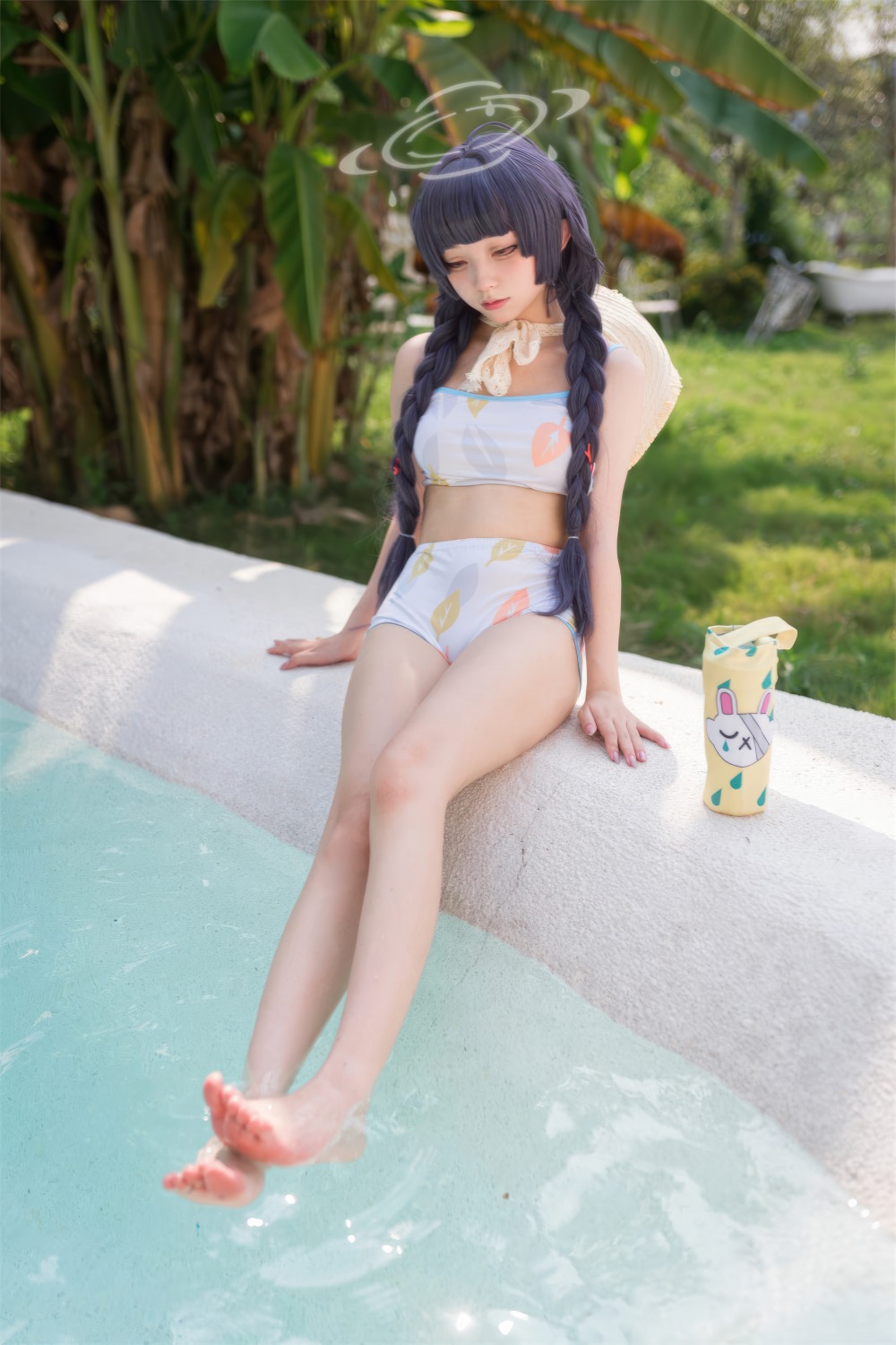 泳装,碧蓝,碧蓝档案,花铃,美游泳装