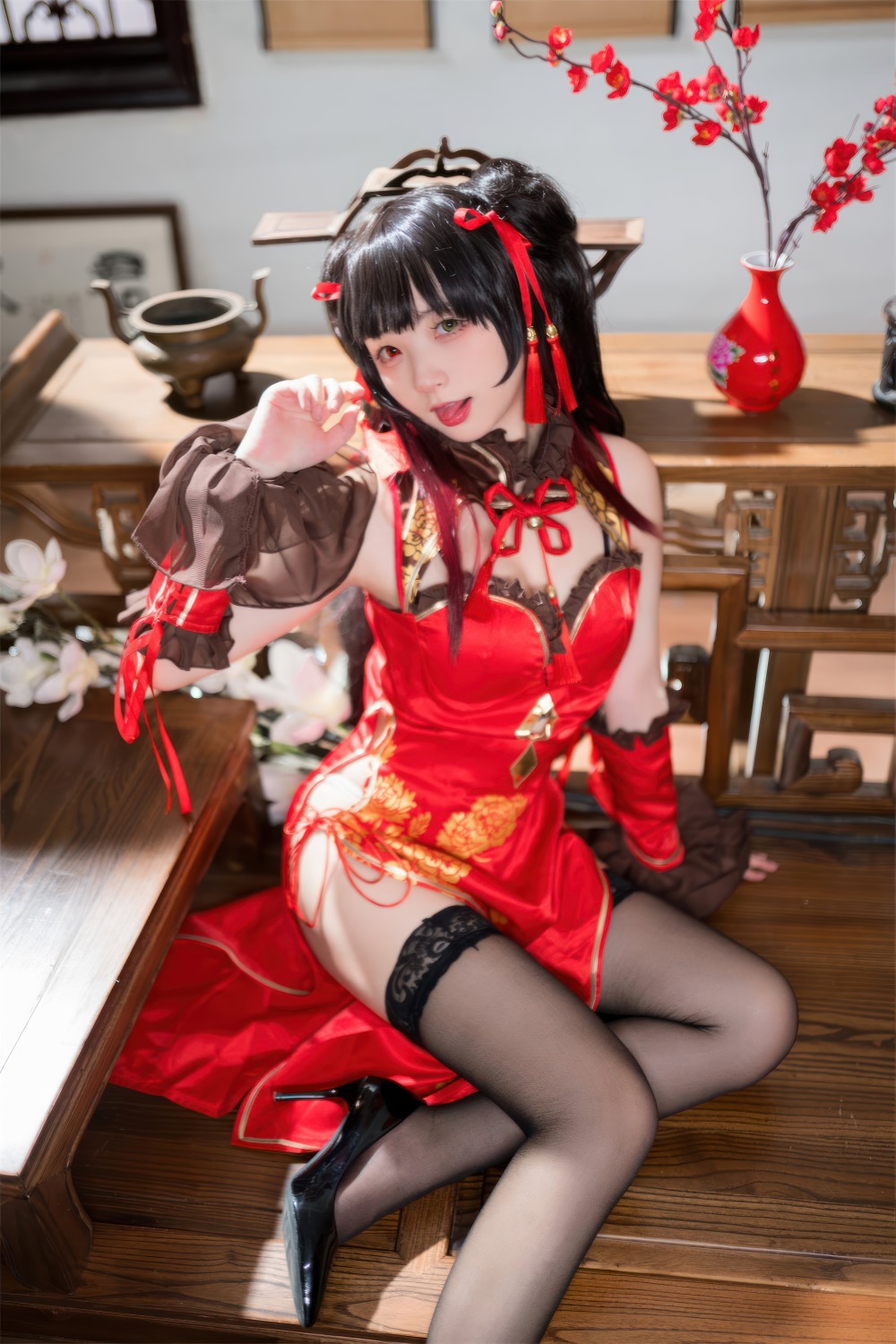 旗袍,狂三,时崎狂三,花铃,狂三旗袍,时崎狂三旗袍