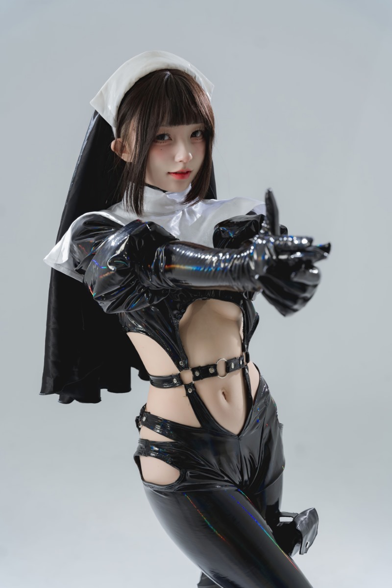 修女,漆皮,花铃,漆皮修女
