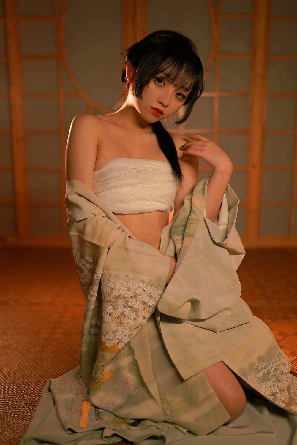 和服,花铃