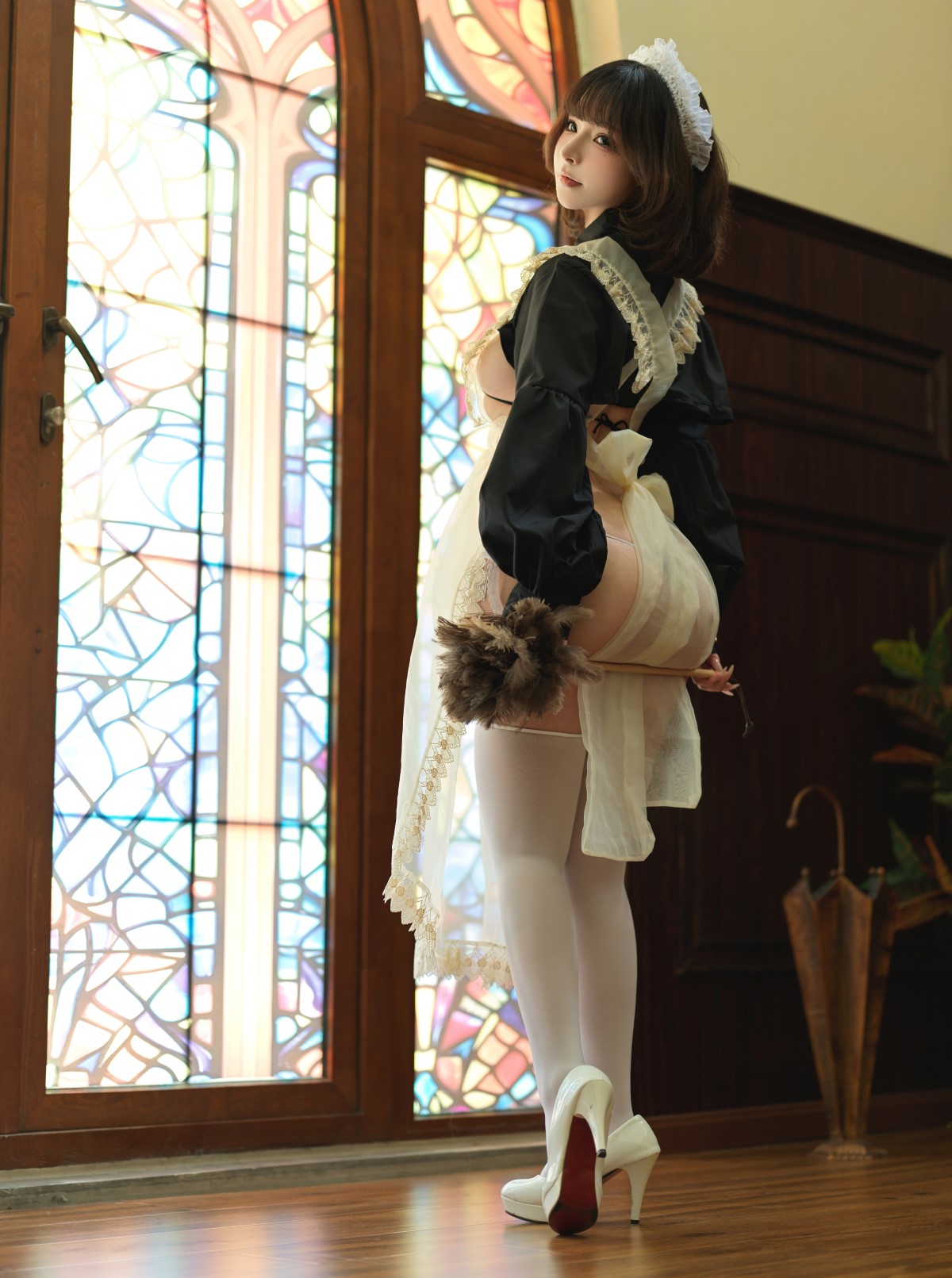拍摄,女仆,服装,居家,仆,二次元,yuuhui玉汇,家养女仆