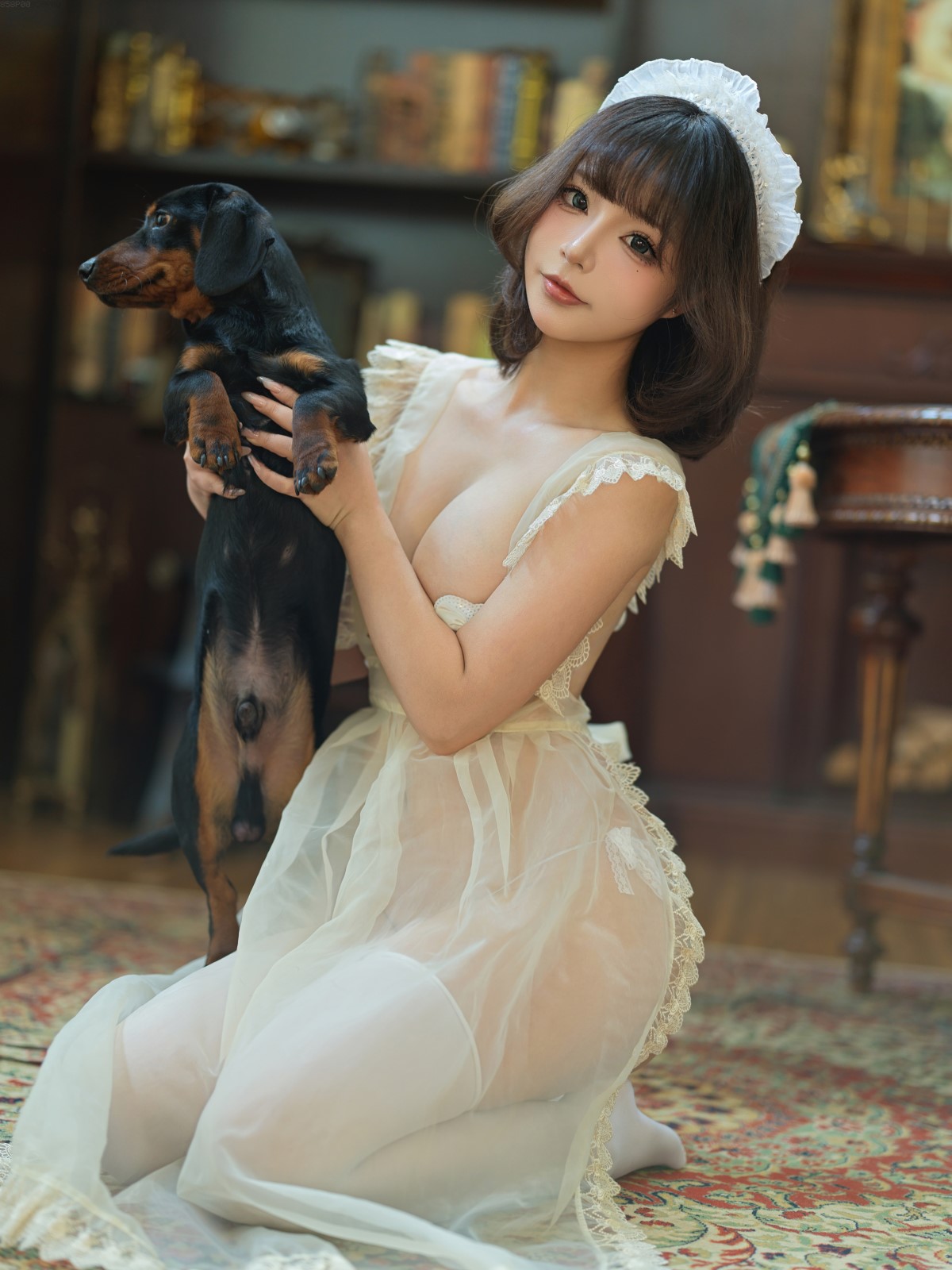拍摄,女仆,服装,居家,仆,二次元,yuuhui玉汇,家养女仆