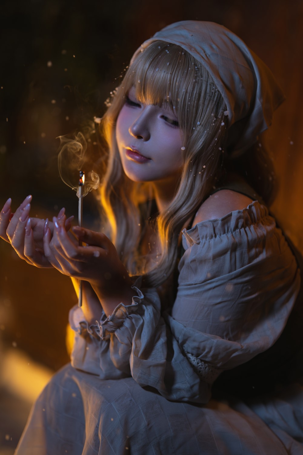 女孩,yuuhui玉汇,卖火柴的小女孩