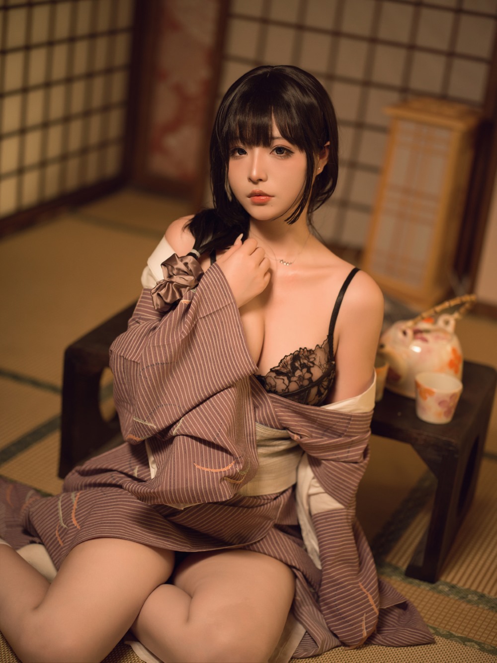 yuuhui玉汇,独居的寡姐