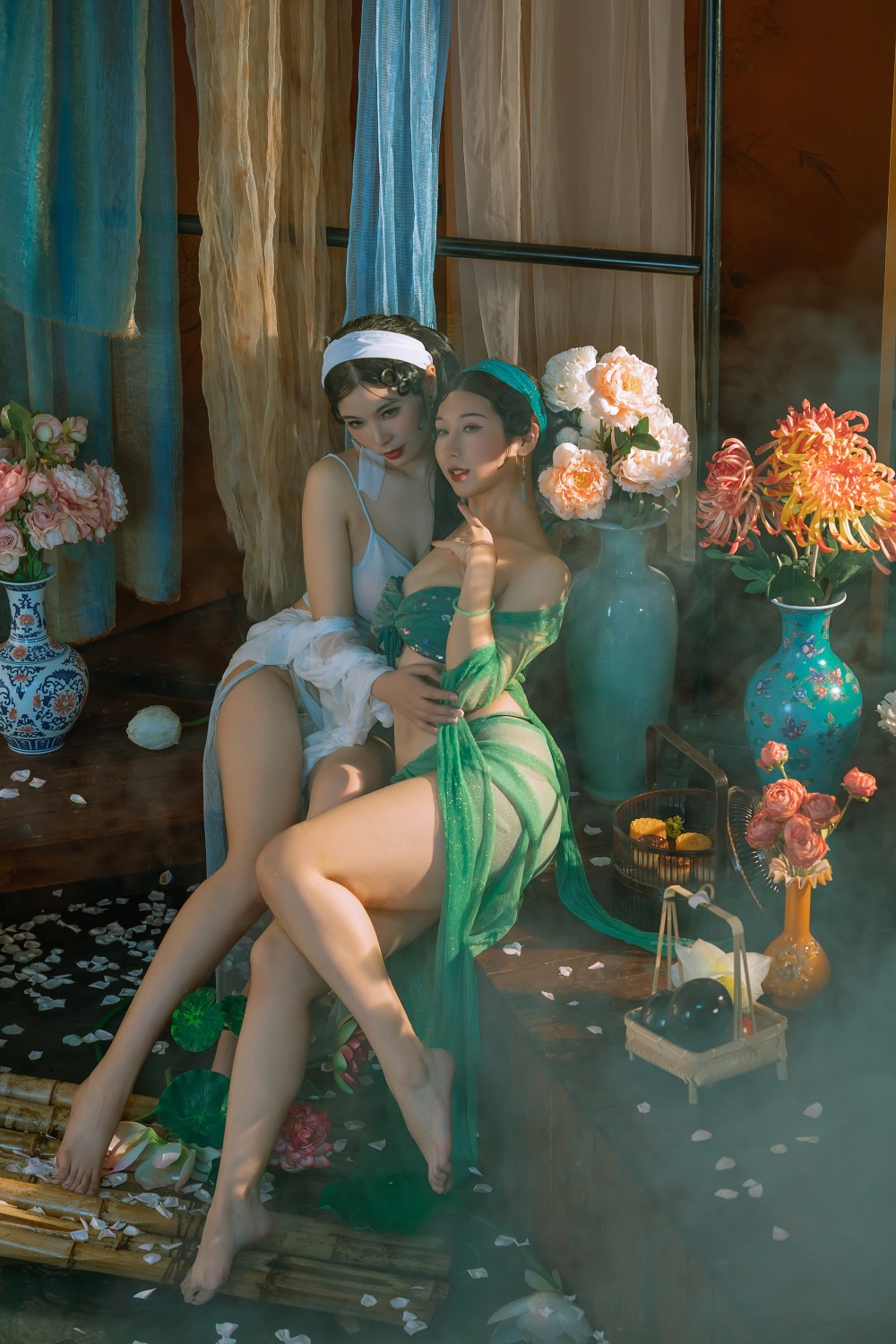 云溪溪&奶桃桃 – 白娘子&青蛇 桃桃,云溪溪,奶桃,奶桃桃,白娘子,青蛇