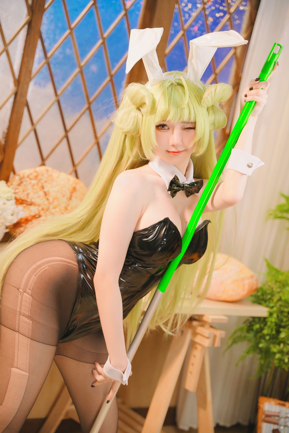 双马尾,连体衣,黑色,经典,兔女郎,白色,金发,微微,私密,女郎,w,Bunny,B,白兔,Sally,Dorasnow,马来西亚,黑色紧身连体衣,Soda,紧身连体衣