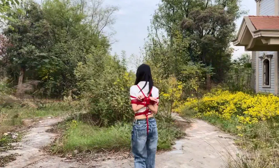 驷马,户外,美女,后手