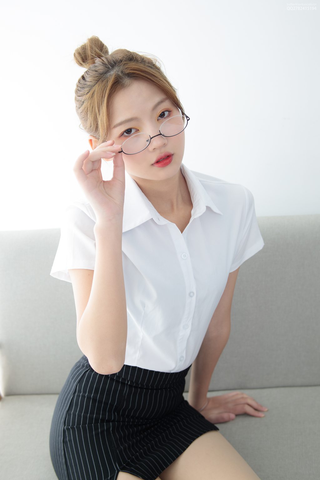 肉丝,OL,写真,眼镜,森萝财团写真,森萝财团,JKFUN,50D肉丝