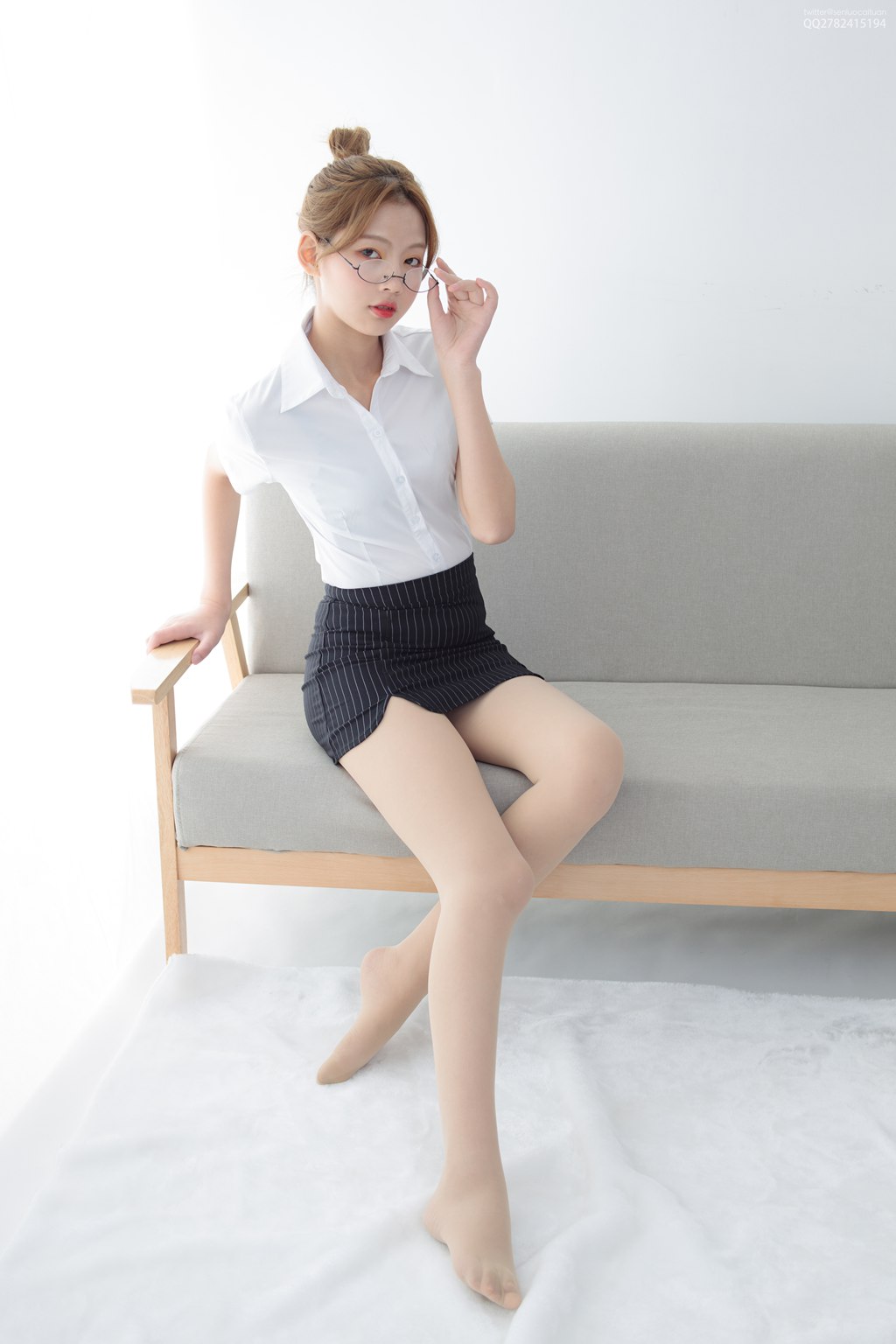 肉丝,OL,写真,眼镜,森萝财团写真,森萝财团,JKFUN,50D肉丝