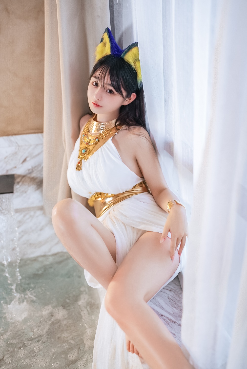 桜井宁宁 白色猫娘 白色,猫娘,宁宁,桜井宁宁,白色猫娘