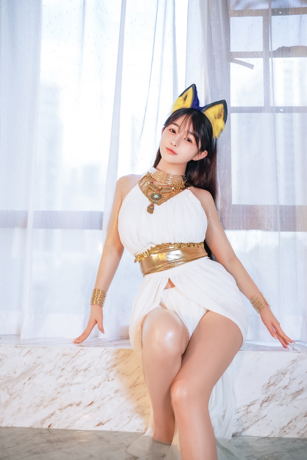 桜井宁宁 白色猫娘 白色,猫娘,宁宁,桜井宁宁,白色猫娘