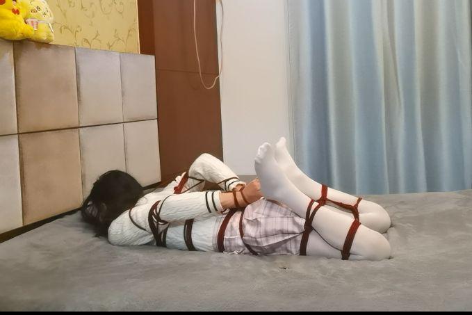 把整个手臂固定住的全身傻瓜式直臂自缚教程 紧固,自缚,直臂,股绳,固定,绳子,手臂