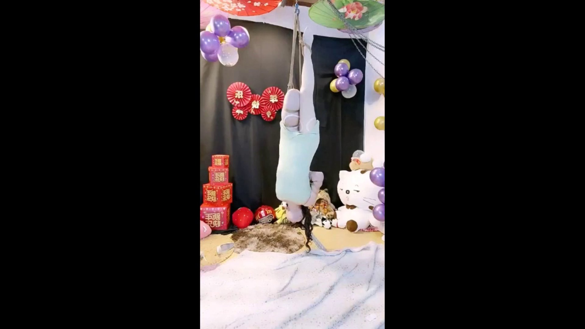嫣儿直播 白丝堵嘴吊缚