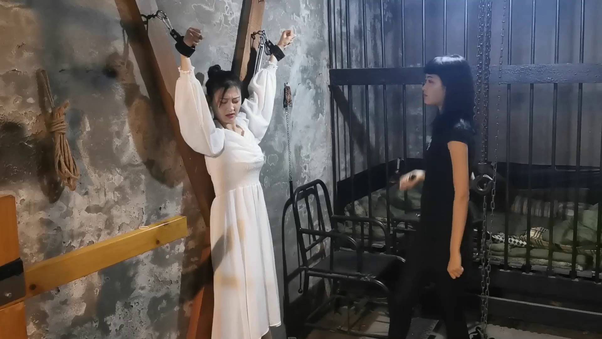 毛衣长靴日系空中飞人