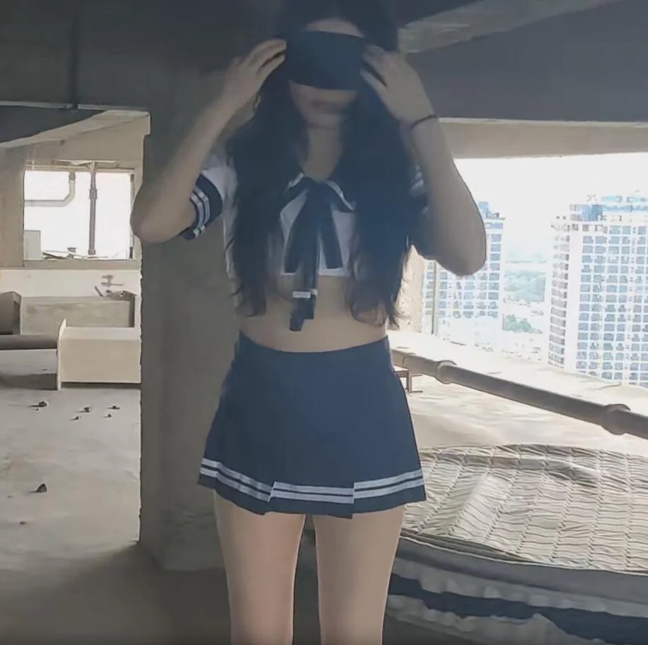 户外捆绑 驷马捆绑喵喵