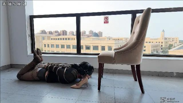 《家奴的日常驯化》吊头驷马羞耻的被绑在露天阳台上监禁4小时，等待着主人回来，还得伺候主人舔脚又是玩弄家奴的一天