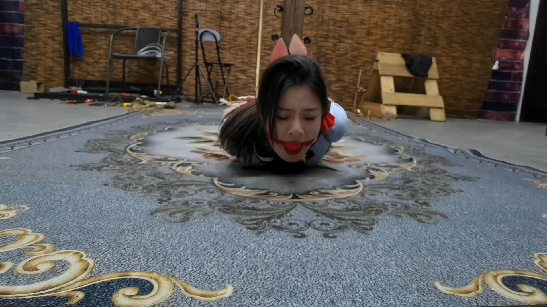 希希口球口夹后高手驷马挣扎.....