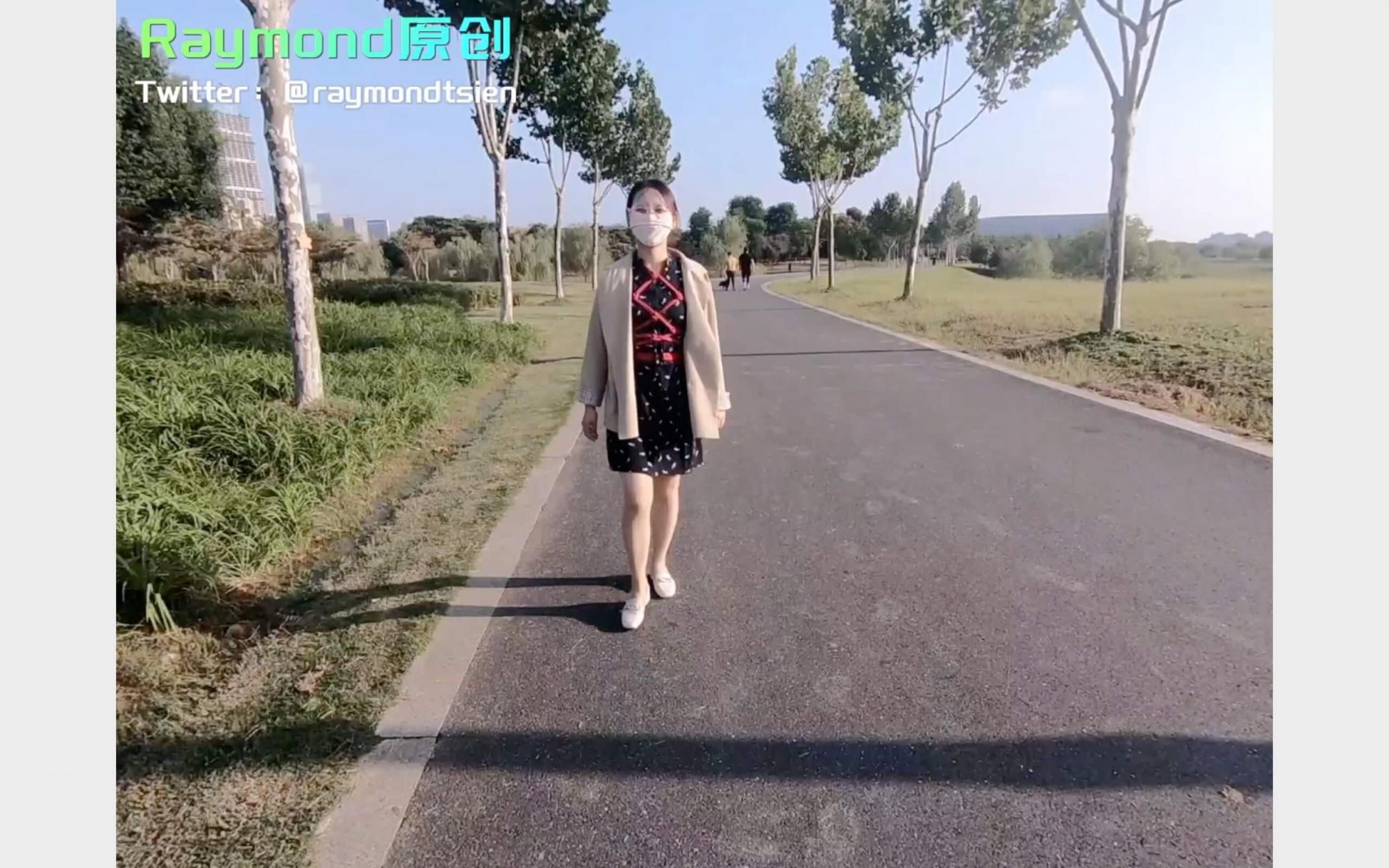Raymond原创）老婆连衣裙绳衣+股绳逛公园和商场（户外/人妻/绳衣/人前/羞耻）