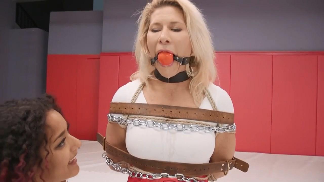 Ariel X SuperHeroine is put in Bondage and made to Cum By Daisy Ducati