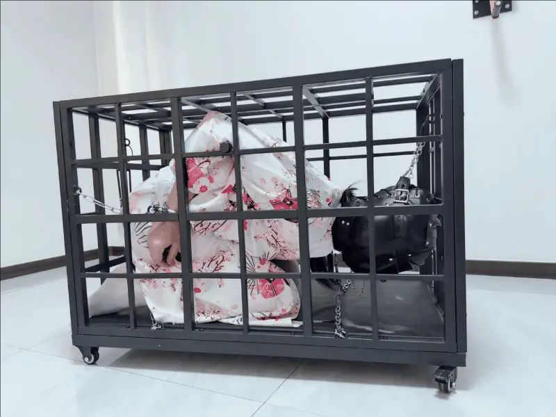 【琪琪】完美复刻house of gord兔笼第二期，绝对禁锢，马具口塞，口水地狱