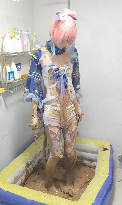 原神珊瑚宫心海cos踩泥