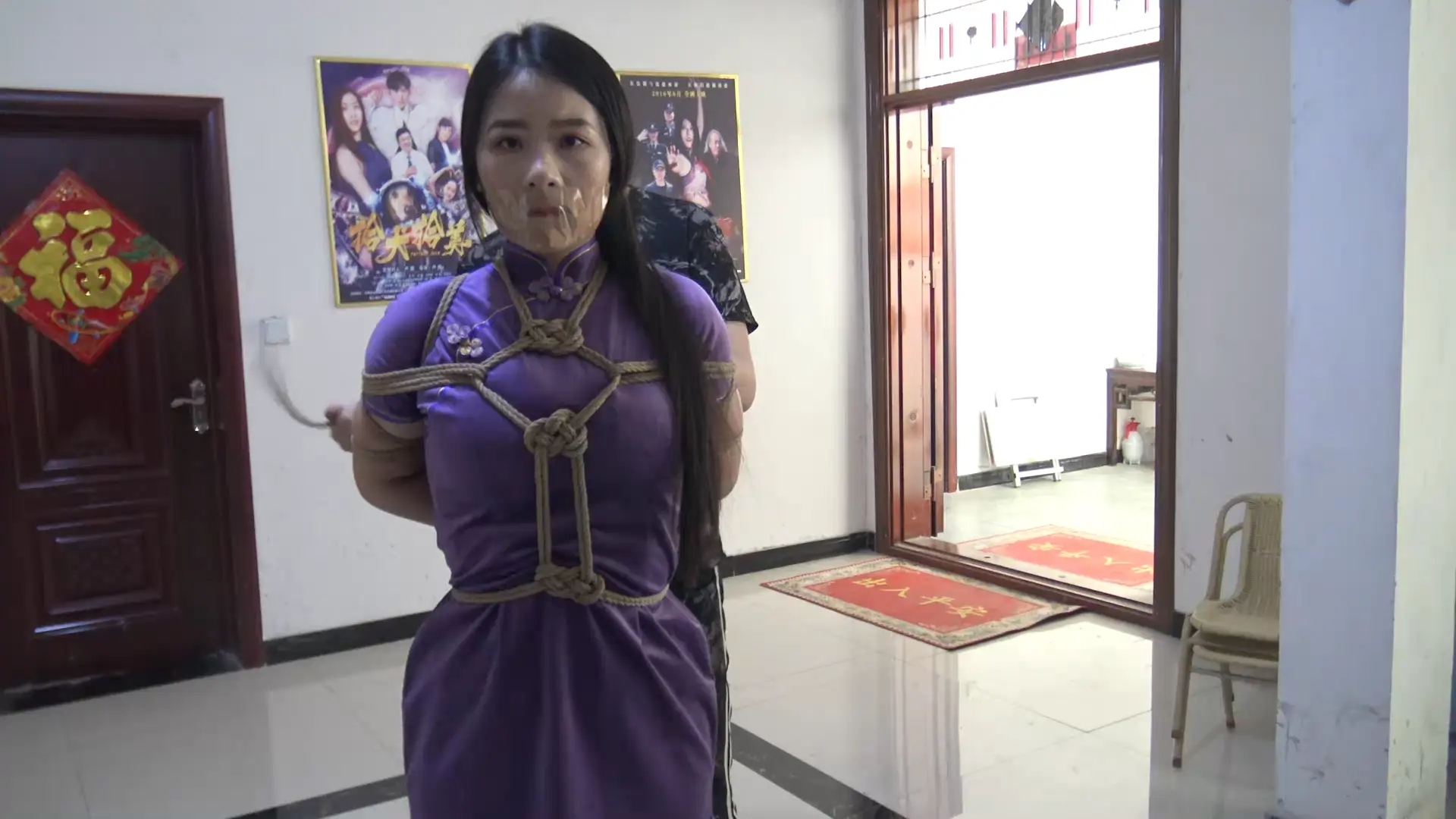 《封嘴》 M胶带 封嘴 龟甲 捆绑 不锈钢枷 拘束 《封嘴》 M胶带 封嘴 龟甲 捆绑 不锈钢枷 拘束