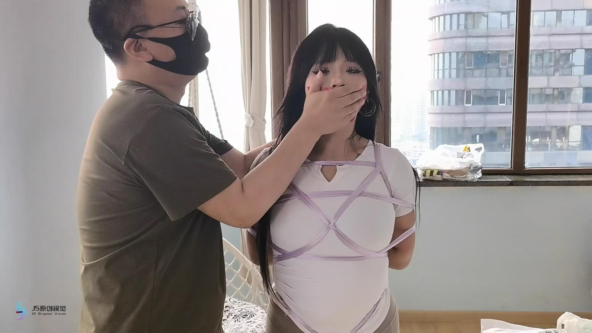 【JS】【曼妮】绸带驷马捆绑/瑜伽服/白棉袜/堵嘴/包头/恋足 【JS】【曼妮】绸带驷马捆绑/瑜伽服/白棉袜/堵嘴/包头/恋足