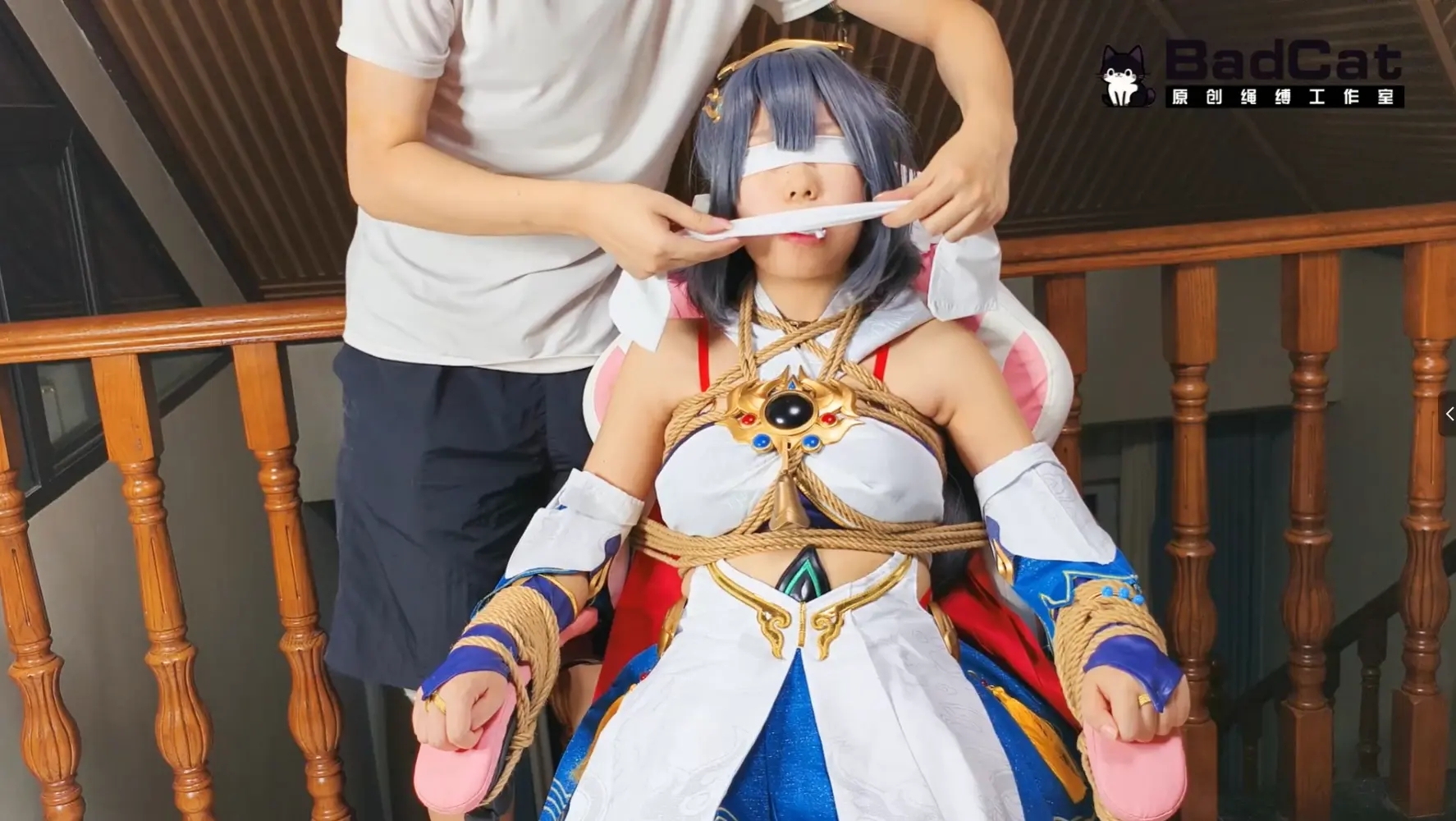 【BadCat】崩铁 云璃coser 的紧缚挣扎 【BadCat】崩铁 云璃coser 的紧缚挣扎