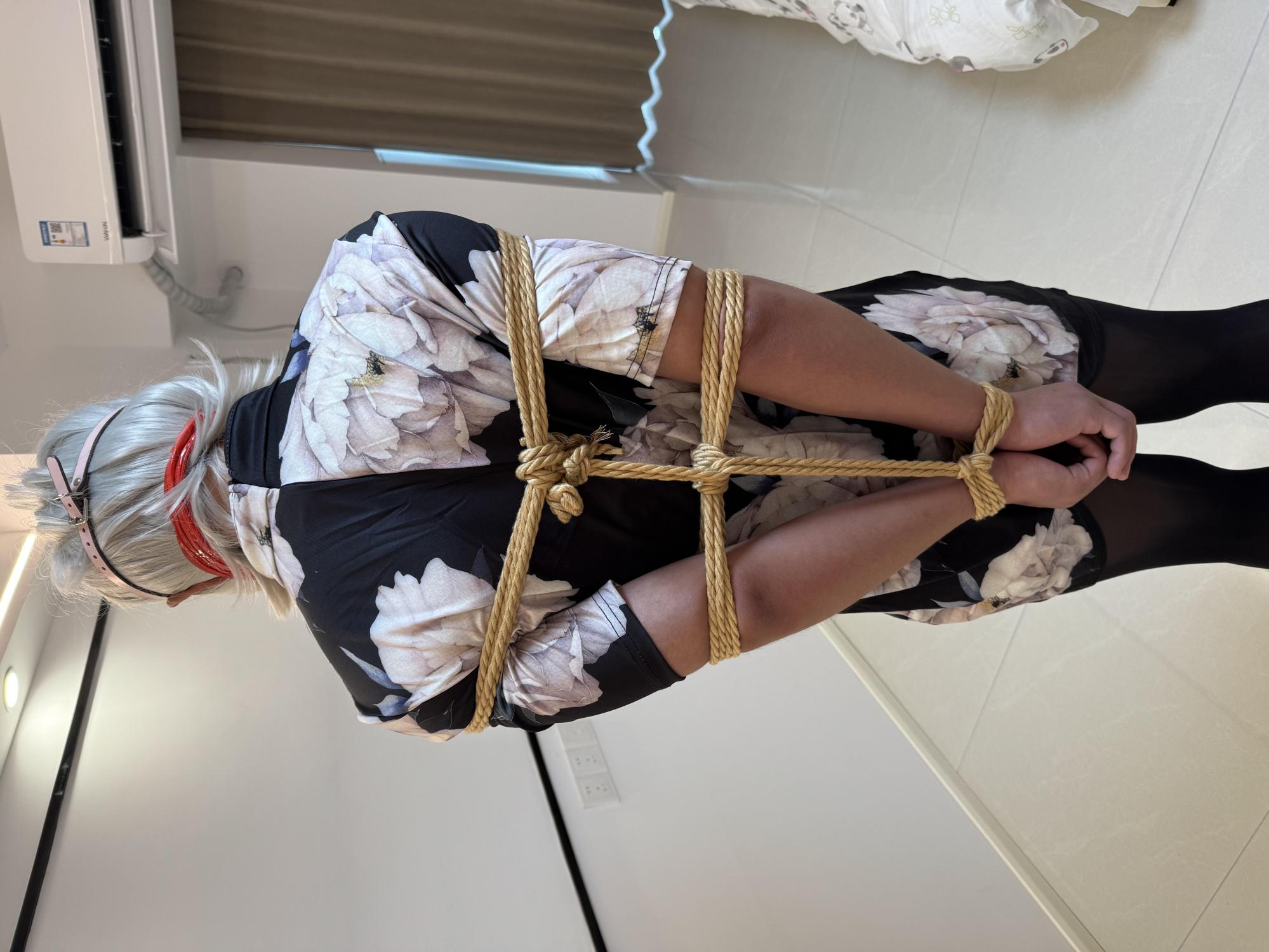 旗袍黑丝伪娘的沦陷