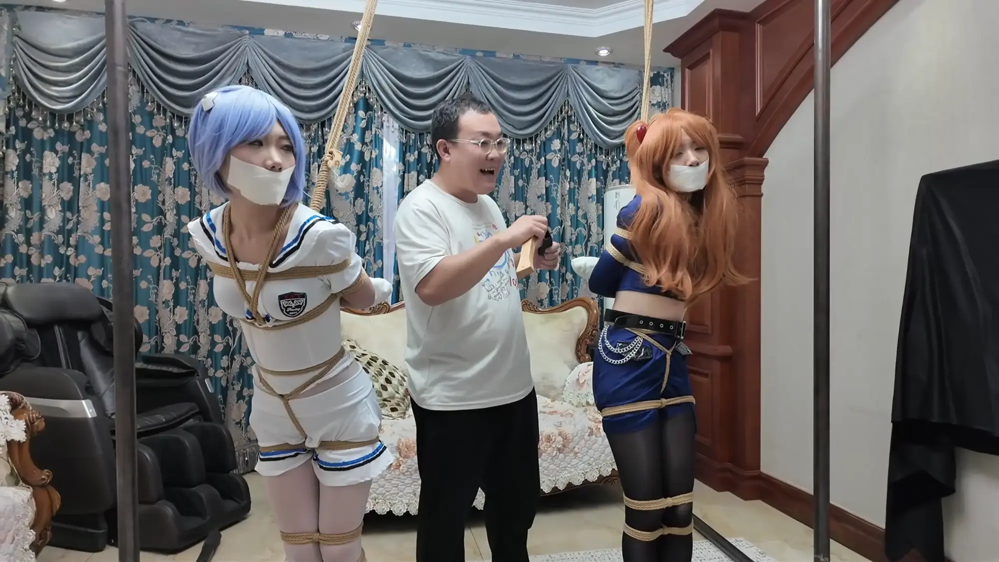 完蛋!我把美女捆绑了?——双人成缚?EVA暖暖换装玩弄! 完蛋!我把美女捆绑了?——双人成缚?EVA暖暖换装玩弄!