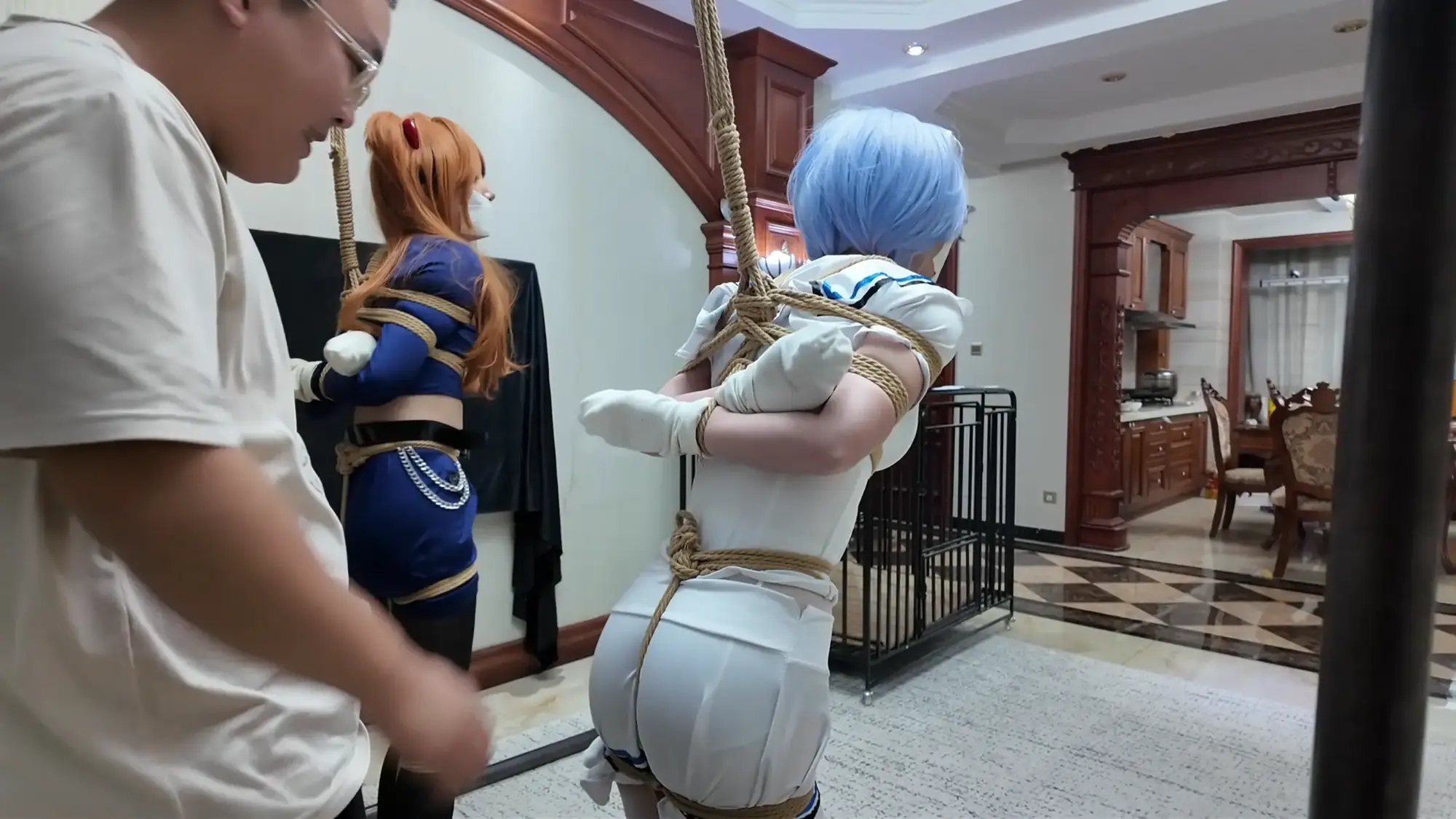完蛋!我把美女捆绑了?——双人成缚?EVA暖暖换装玩弄! 完蛋!我把美女捆绑了?——双人成缚?EVA暖暖换装玩弄!