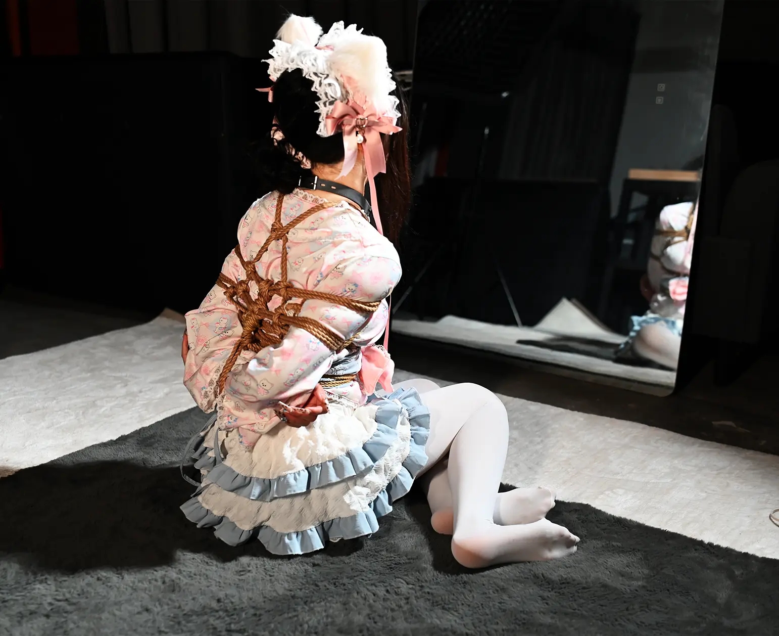 【绳欲】新人小芸妹妹初体验 超紧3TK 挣扎无用 白丝软妹服 奶皮子雪糕