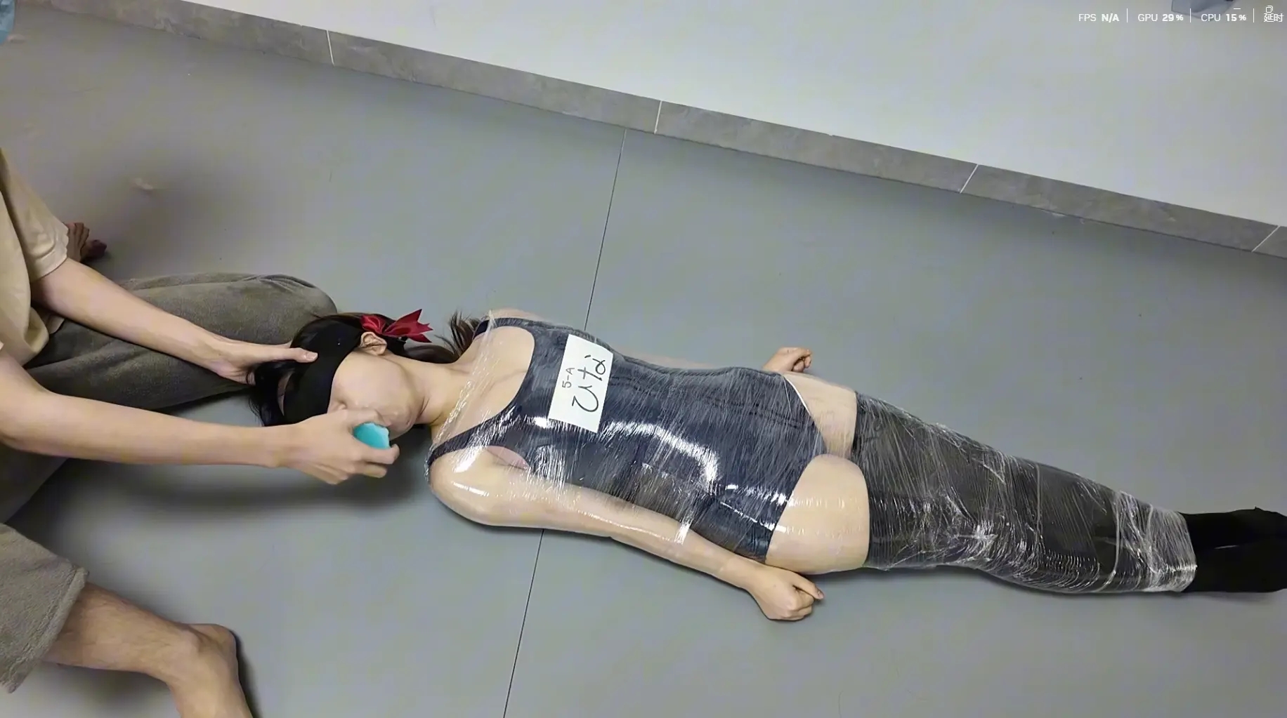 【海砂原创】运动系少女ひな桑的丝袜真空全包水刑录像