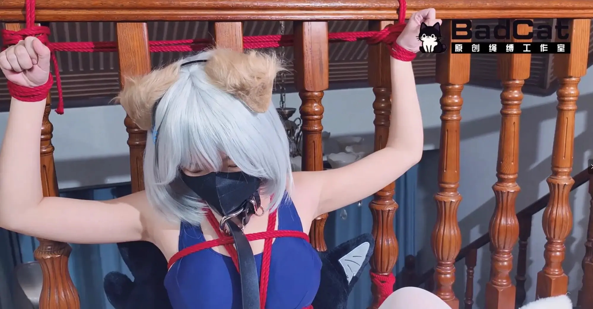 【鸢一折纸 雌犬cos】【喵小妙 紧缚挣扎 股绳 皮带 驷马 TK 】 【鸢一折纸 雌犬cos】【喵小妙 紧缚挣扎 股绳 皮带 驷马 TK 】