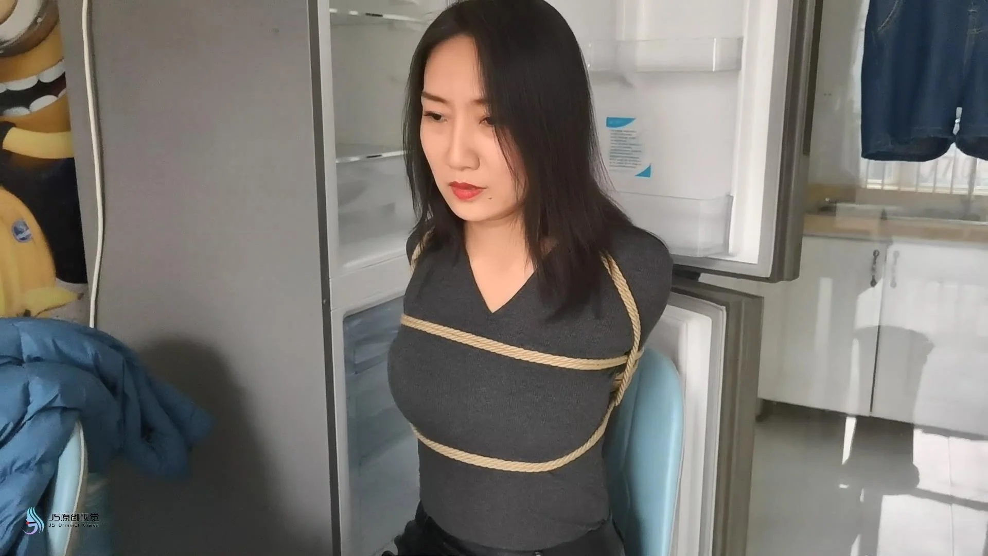欧式直臂捆绑放置