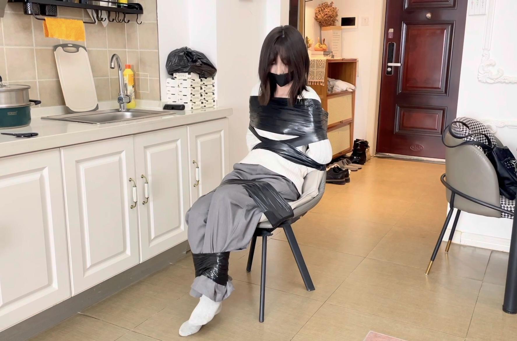 胶带捆绑体验~ 胶带捆绑体验~