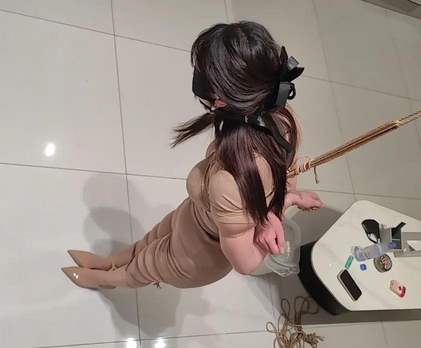 随心原创 林曦 悲惨的面试 小姐姐面试工作 被骗逃跑被抓回来 紧紧的绑起来耻如玩弄