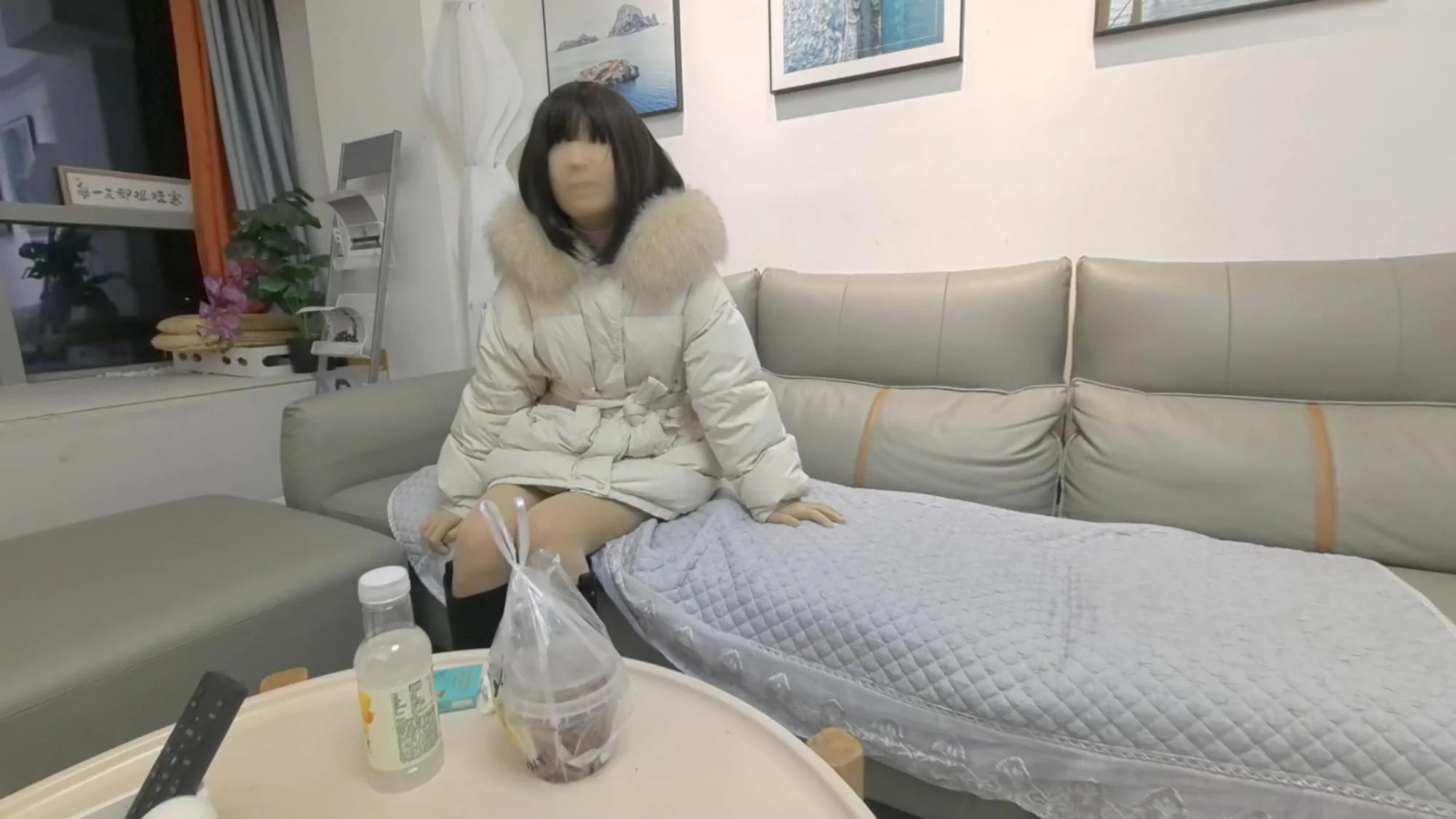 【ZENTAI定拍】客户定拍缝制全包十几个小时 外出逛夜市小吃街 紧张得我不敢说话她倒是