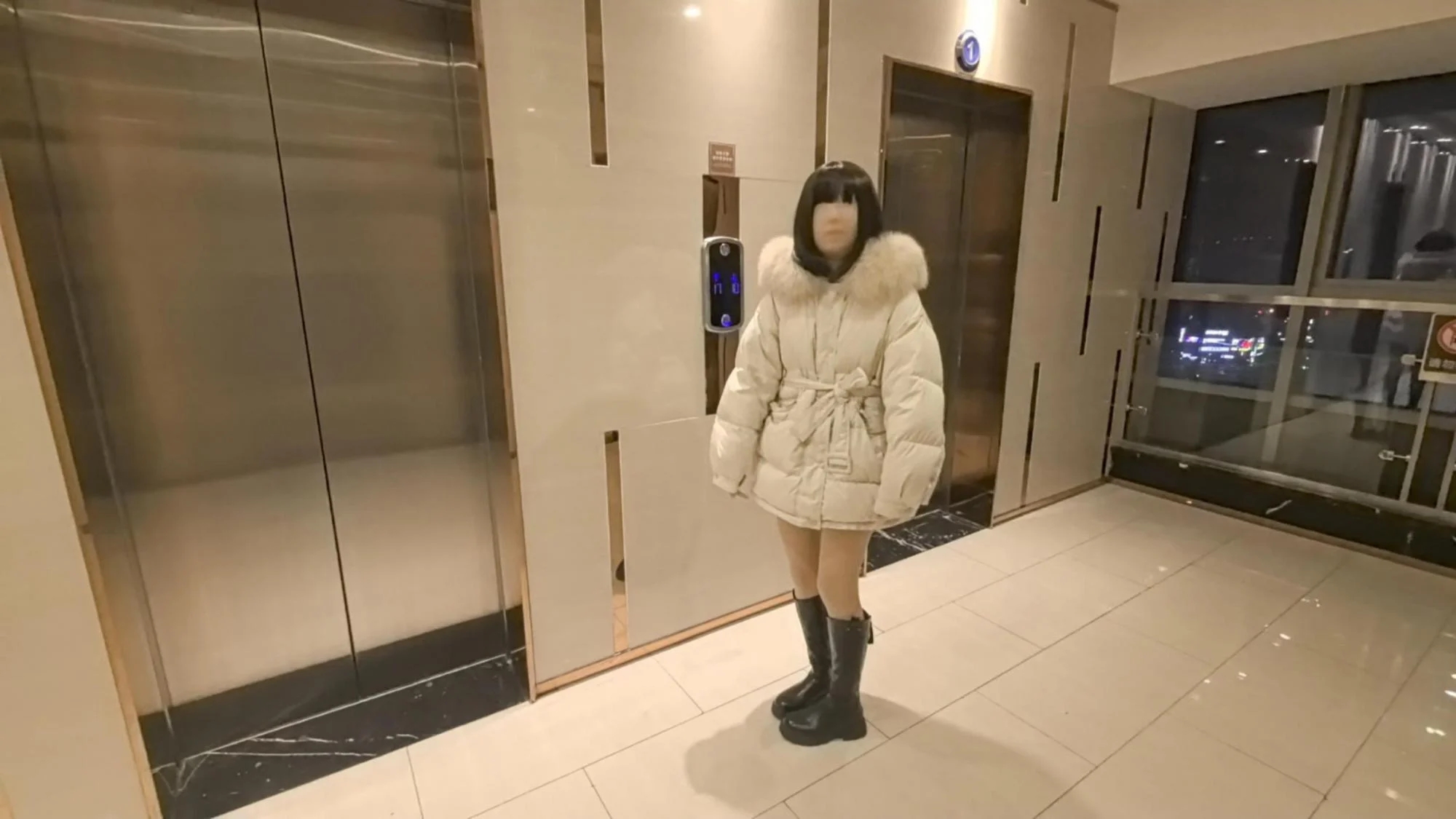 【ZENTAI定拍】客户定拍缝制全包十几个小时 外出逛夜市小吃街 紧张得我不敢说话她倒是