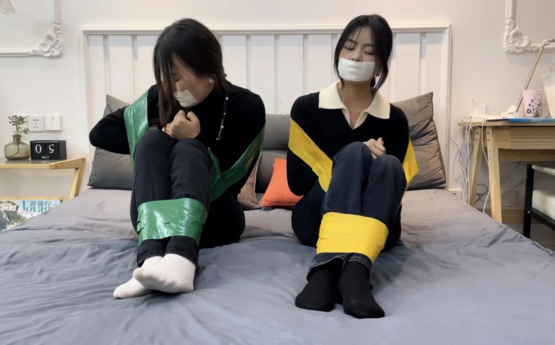 【缚艺录】【小程】【小卫】双人胶带驷马