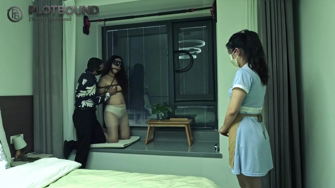 【Raymond】（影视级剧情）江城风云第8集:被撕下的矜持 （多场景/羞耻姿势/绳子抽胸/驷马放置/办公室绳衣/口球口水/等等）