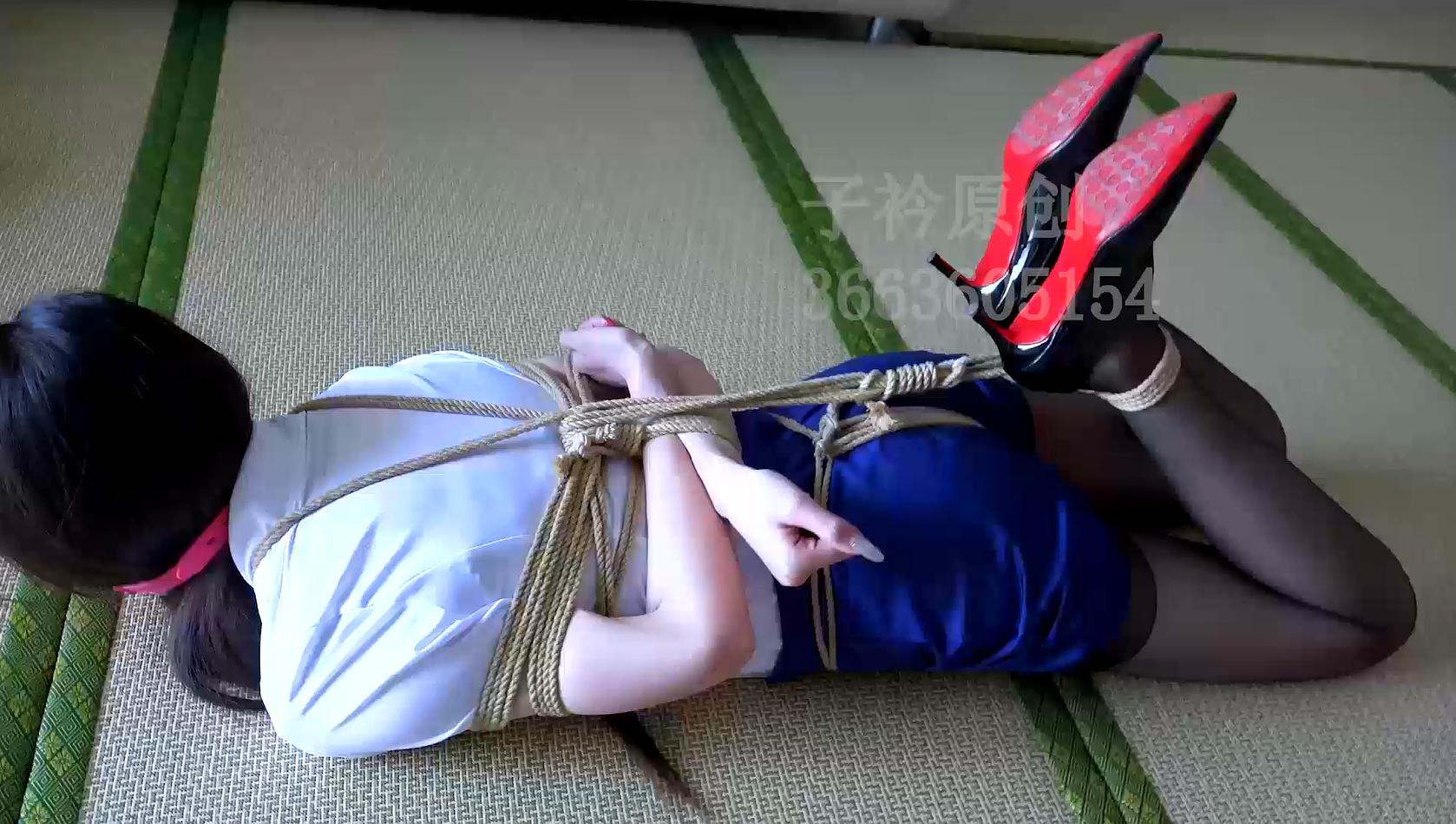妍如 驷马口球挣扎