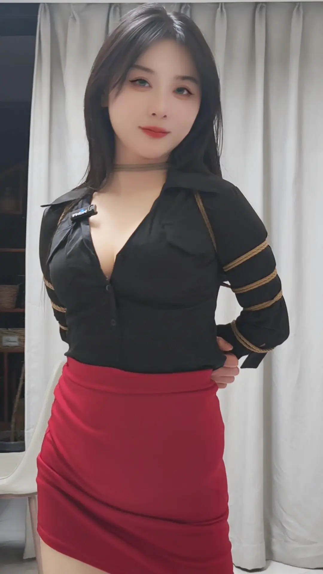 花絮/妙妙老师亲身示范！五花大绑