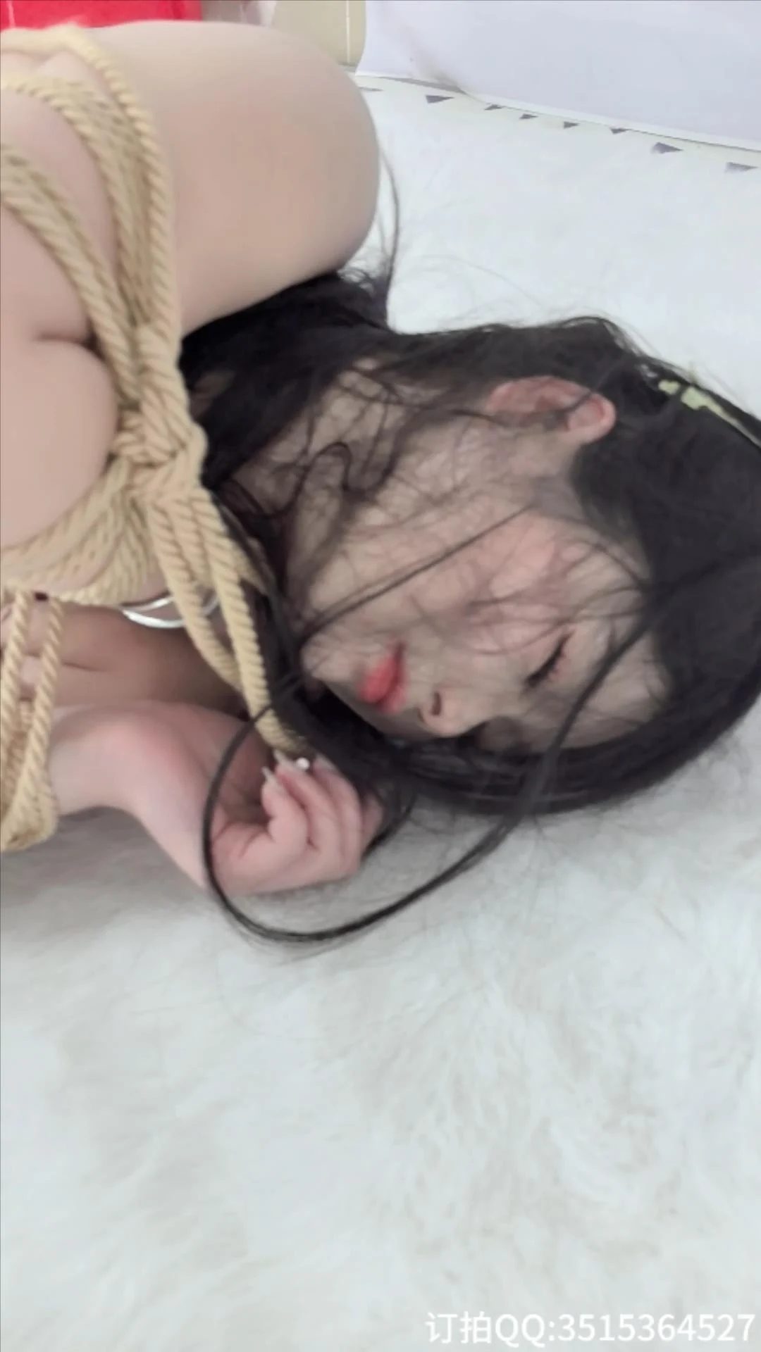 子墨 订拍转公映 最新《泳装入室K9调教》K9捆绑，电击鞭打